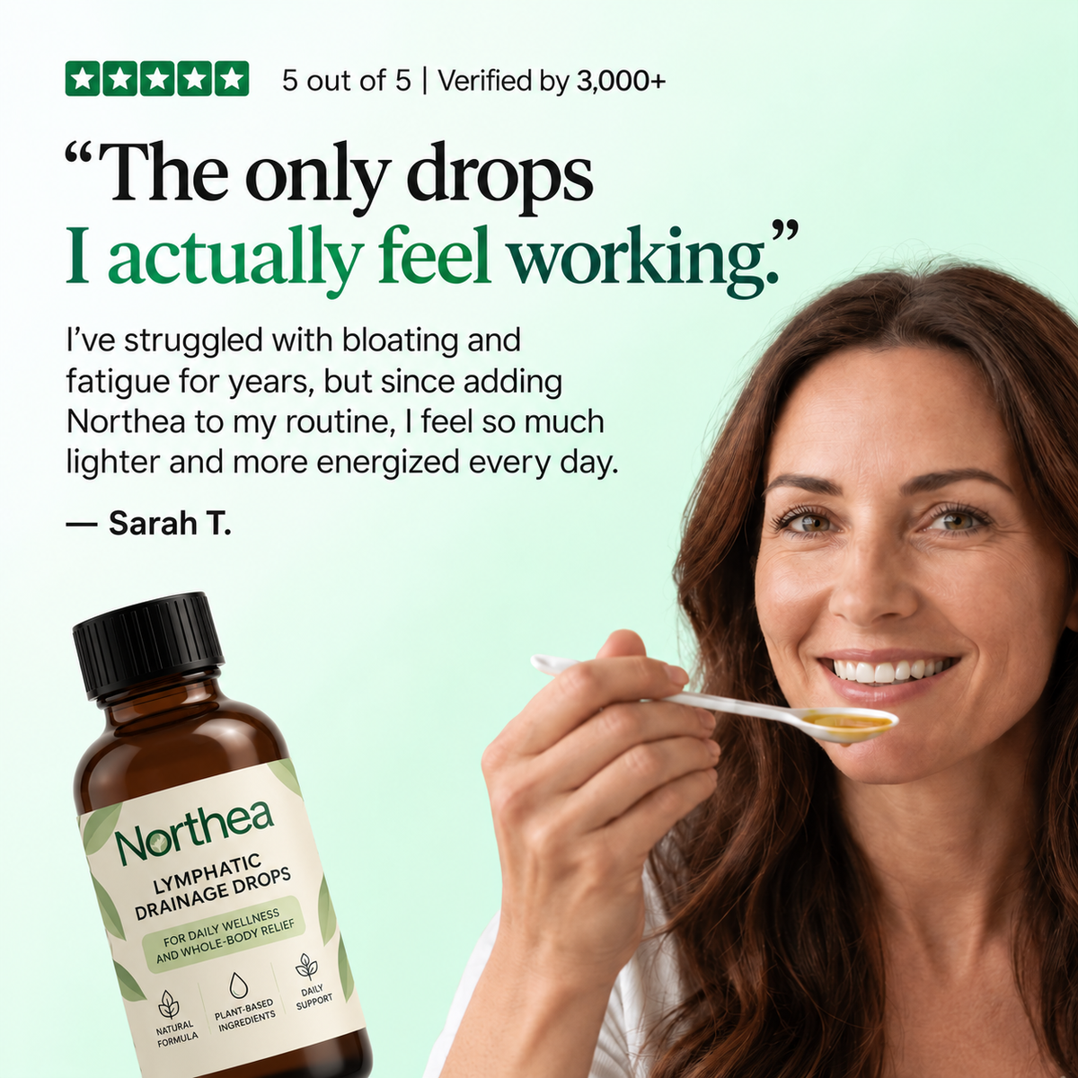 Northea Lymphatic Drainage Drops For Daily Wellness And Whole-Body Relief